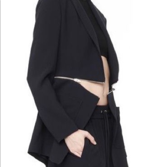 T by Alexander Wang Jackets & Blazers - T By Alexander Wang Zip Waist Blazer